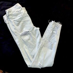 American Eagle Mint colored jeans